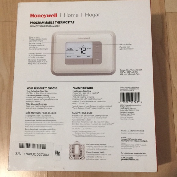 honeywell Office Honeywell T3 52 Day Programmable Thermostat Poshmark